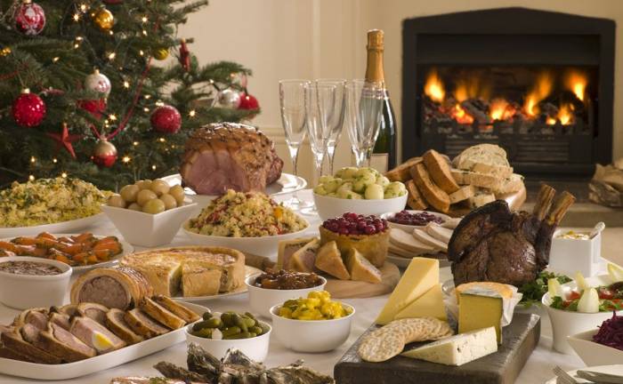 Χριστούγεννα , γιορτές θαλπωρής ή υπερκατανάλωσης τροφής ;